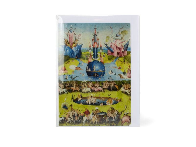 Double card with envelope, Jheronimus Bosch, Garden of Earthly Delights 1