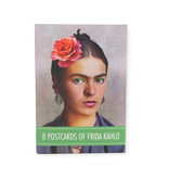 Ansichtkaart mapje, Frida Kahlo foto's,  set van 8 ansichtkaarten