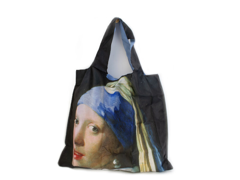 Faltbarer Shopper LF, Mädchen mit Perlenohrring, Vermeer