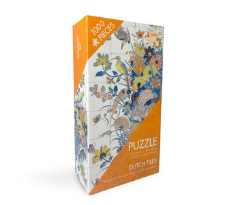 Puzzle, 1000 pieces, Delft Blue tile Polychrome Vase