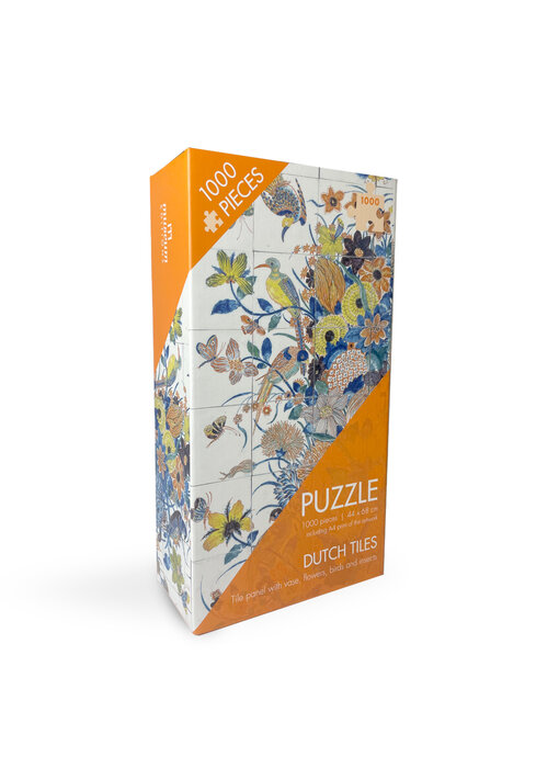 Puzzel, 1000 stukjes, , Delfts Blauw Polychrome Vaas
