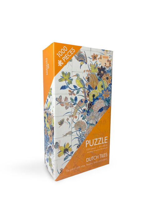 Puzzle, 1000 pieces, Delft Blue tile Polychrome Vase