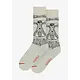 Chaussettes d'art, taille 36-40, Léonard de Vinci, l'homme de Vitruve