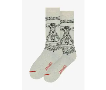 Art Socks, size  40-46 , Leonardo da Vinci, Vitruvian Man