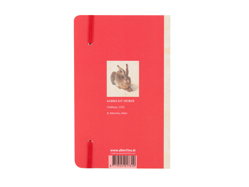 Softcover Notebook A6, Dürer, Hare