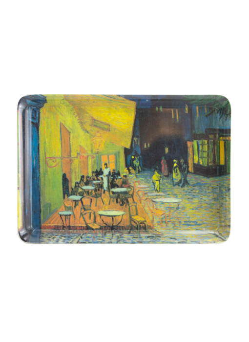 Dienblaadje mini , 21 x 14 cm, Van Gogh, Caféterras bij nacht