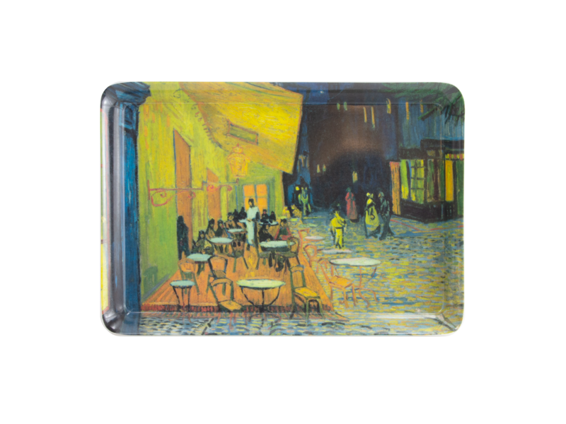 Plateau de service mini, 21 x 14 cm, Kröller-Müller, Van Gogh, Cafe terras