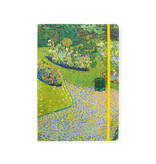 Softcover notitieboekje, A5,Tuin in Auvers, Vincent van Gogh