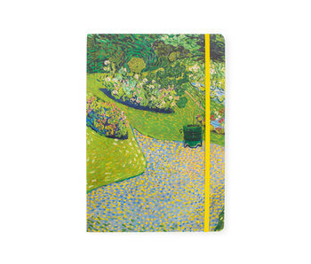 Cuaderno de tapa blanda, A5,Jardín en Auvers, Vincent van Gogh