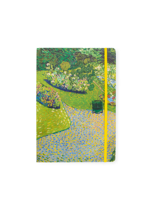 Cuaderno de tapa blanda, A5,Jardín en Auvers, Vincent van Gogh