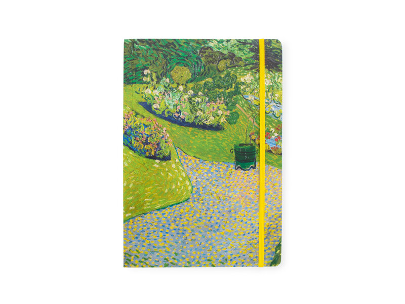 Softcover notitieboekje, A5,Tuin in Auvers, Vincent van Gogh