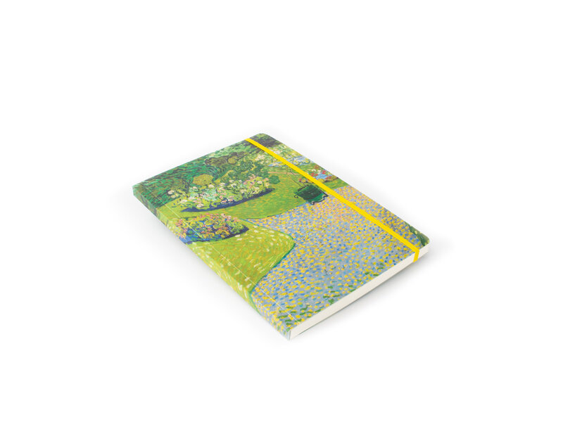 Cuaderno de tapa blanda, A5,Jardín en Auvers, Vincent van Goghv