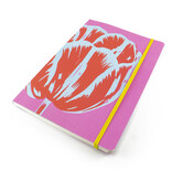 Cuaderno de tapa blanda, A5, Tulipanes Pop Line rosa