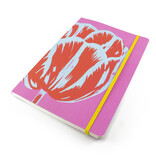 Softcover Books W, A5, Tulip Pop Line Pink