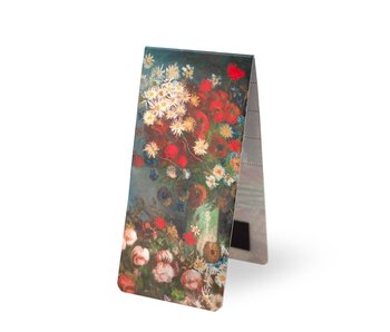 Magnetic Bookmark, Vincent van Gogh, Still life with meadow flowers and roses