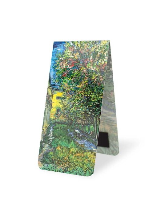 Magnetic Bookmark, Vincent van Gogh, The garden of the hospital at Saint-Rémy