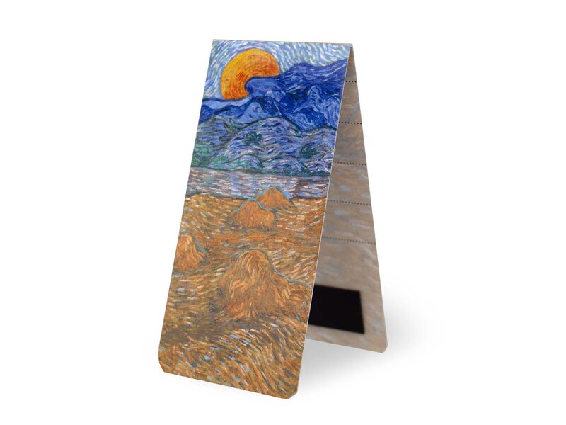 Magnetisches Lesezeichen, Kröller Müller,  Van Gogh, Weizenfeld mit Krähen