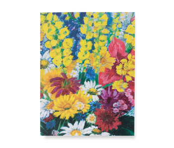 Diario del artista  Charley Toorop, Jarrón con flores contra la pared