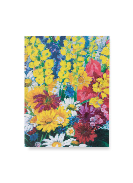 Diario del artista  Charley Toorop, Jarrón con flores contra la pared