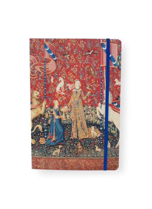 Softcover notitieboekje, A5, Wandkleed Dame Cluny