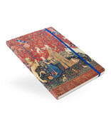 Softcover notitieboekje, A5, Wandkleed Dame met de Eenhoorn