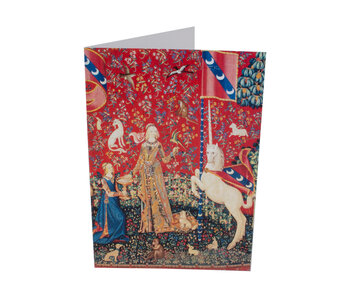 Double card with envelope, Tapestry Dame Cluny