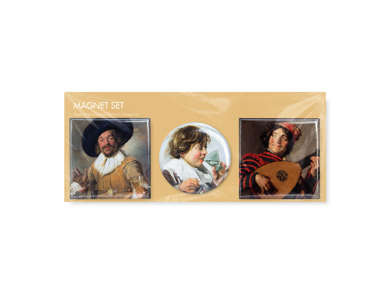 Koelkastmagneten, Set van 3, Frans Hals