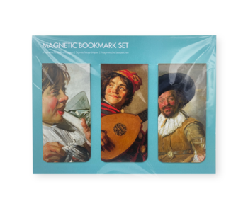 Set van 3 Magnetische boekenleggers, Frans Hals