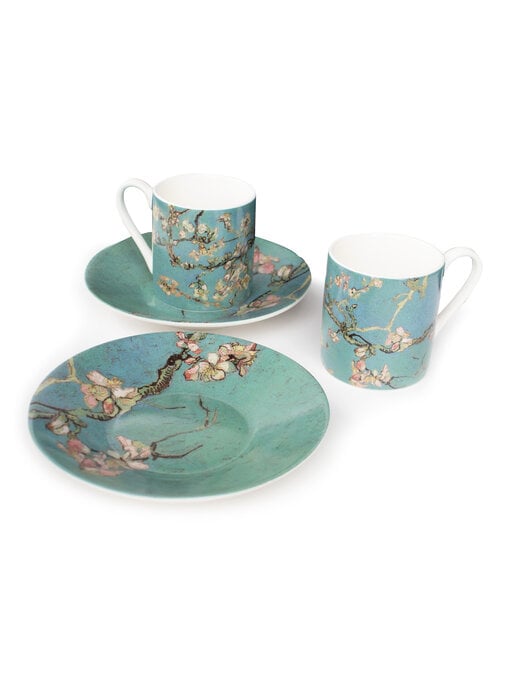 Espresso set,  Almond Blossom , Vincent van Gogh