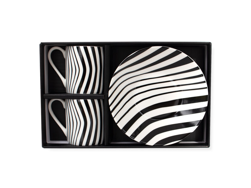 Espresso set, Optical Art