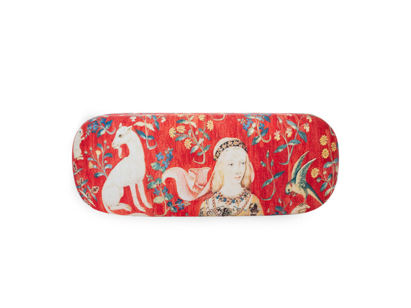 Spectacle case,, Tapestry Lady with the Unicorn