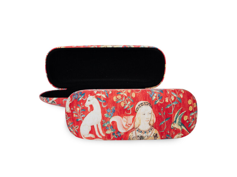 Spectacle case,, Tapestry Lady with the Unicorn