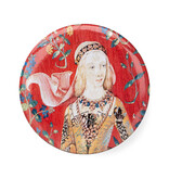 Pocket Mirror W, Ø 80 mm, Tapestry Lady with the Unicorn