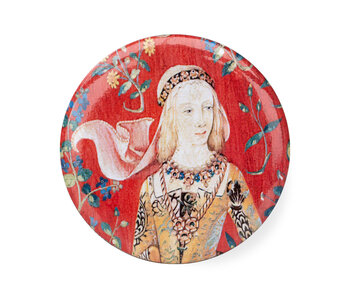 Pocket Mirror W, Ø 80 mm,  Tapestry Dame Cluny