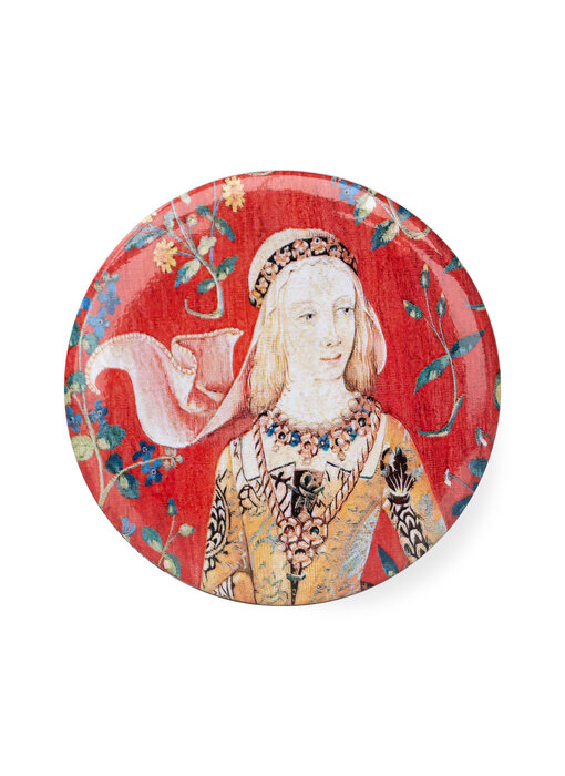 Pocket Mirror W, Ø 80 mm,  Tapestry Lady with the Unicorn