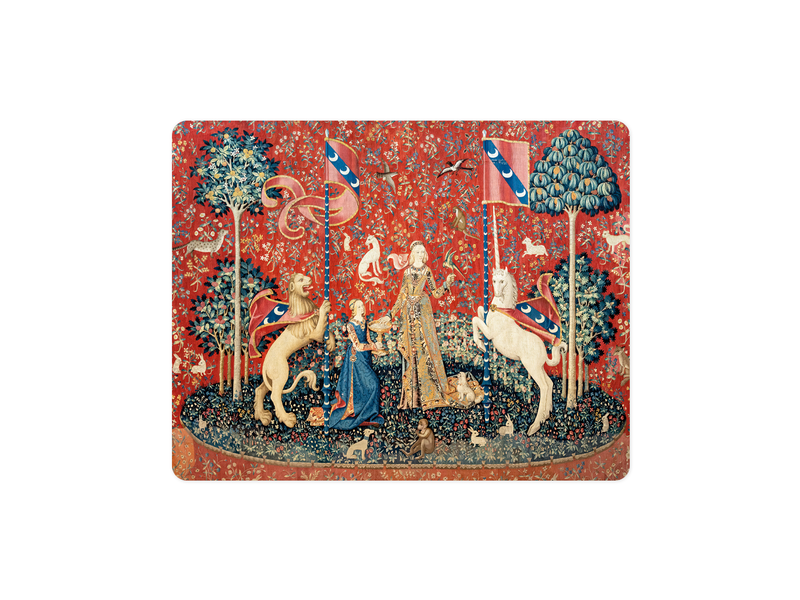 Mouse Pad Tapestry Lady with the Unicorn