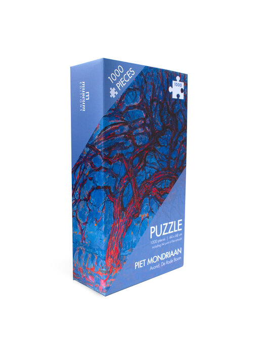 Puzzle, 1000 pieces, Mondriaan, Red Tree