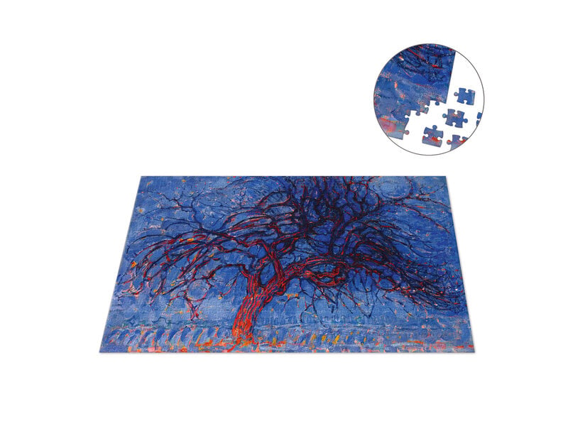 Jigsaw Puzzle, 1000 pieces, Red Tree, Mondriaan