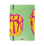 Softcover Books , A5, Tulip Pop Line Green