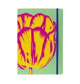 Cuaderno de tapa blanda, A5, Tulip Pop Line Green