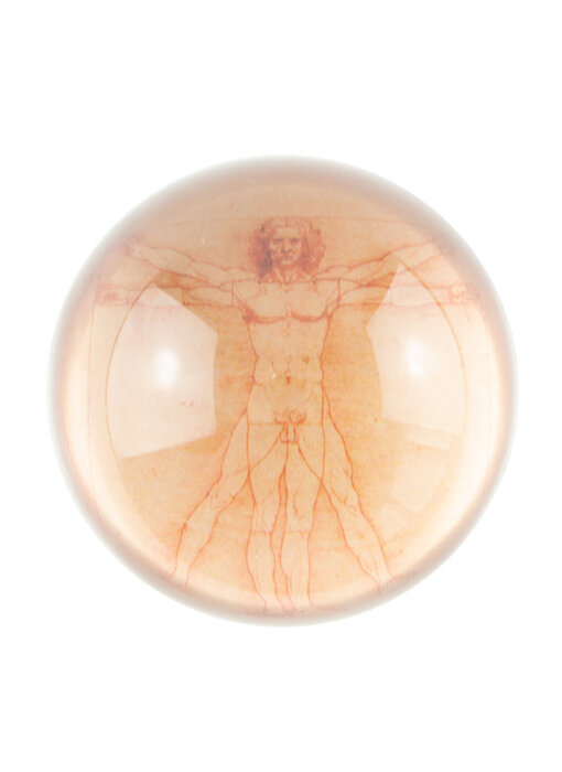 Glass Dome,   Da Vinci, Vitruvian Man