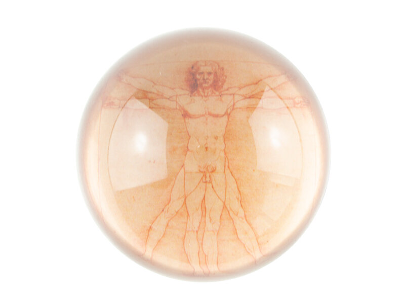 Glass Dome,    Da Vinci, Vitruvian Man