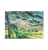 Cartel 50x70,  Paul Cezanne, Montagne Sainte Victoire with pine