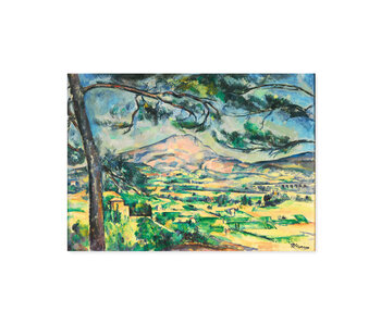 Affiche 50x70,   Paul Cezanne, Montagne Sainte Victoire with pine