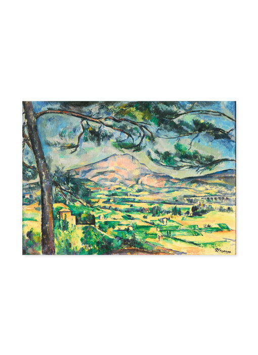 Cartel 50x70,  Paul Cezanne, Montagne Sainte Victoire with pine