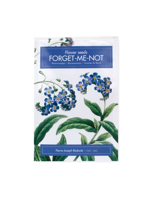 Carte postale avec graines, Forget-me-nots