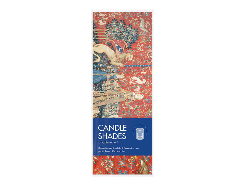 Candle shade, Tapestry Lady with the Unicorn
