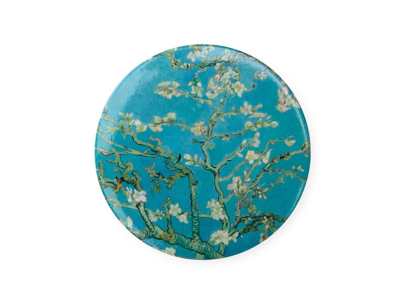 Miroir de poche, Ø 80 mm, Fleur d'amandier, Van Gogh