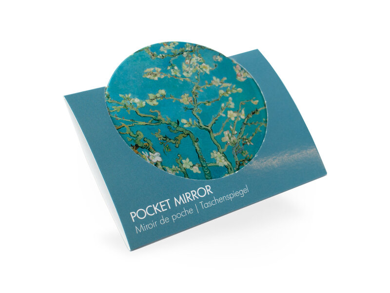 Pocket Mirror, Ø 80 mm, Almondblossom, Van Gogh