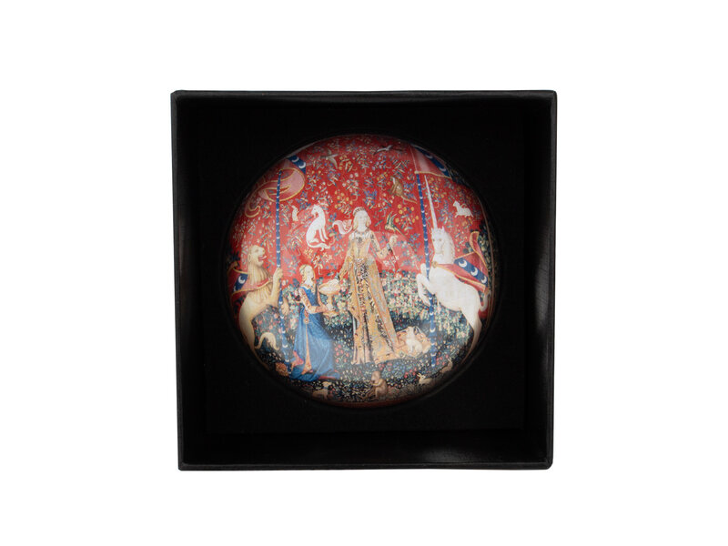Glass Dome, Tapestry Lady with the Unicorn